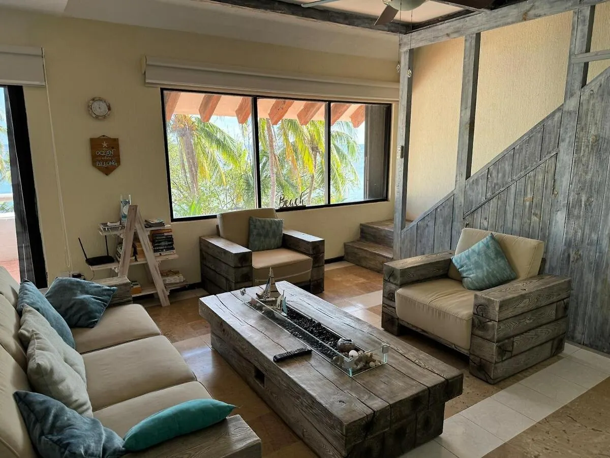 Apartment Azure Caribbean Beach Front Puerto Aventuras